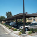 Single Post Tee Carports